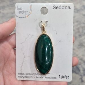 Bead Landing Sedona Green Pendant For DIY Jewelry